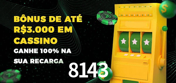 8143 melhor bônus de depósito
